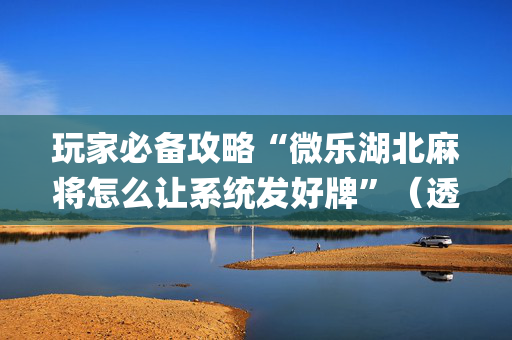 玩家必备攻略“微乐湖北麻将怎么让系统发好牌”（透明挂辅助器)