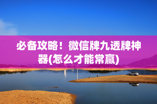必备攻略！微信牌九透牌神器(怎么才能常赢)