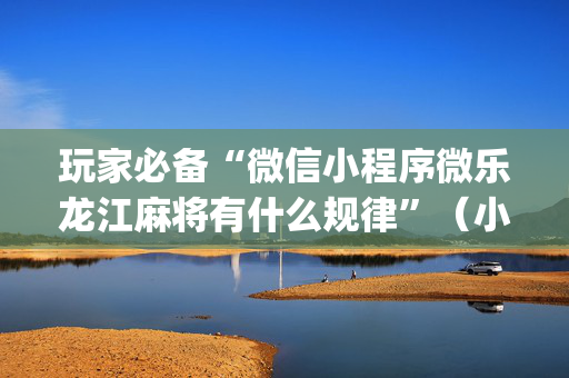 玩家必备“微信小程序微乐龙江麻将有什么规律”（小程序辅助软件)
