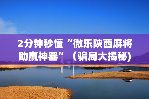 2分钟秒懂“微乐陕西麻将助赢神器”（骗局大揭秘)