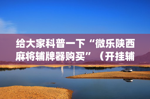 给大家科普一下“微乐陕西麻将辅牌器购买”（开挂辅助脚本)