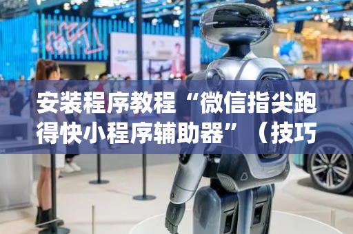 安装程序教程“微信指尖跑得快小程序辅助器”（技巧和打好牌方法)