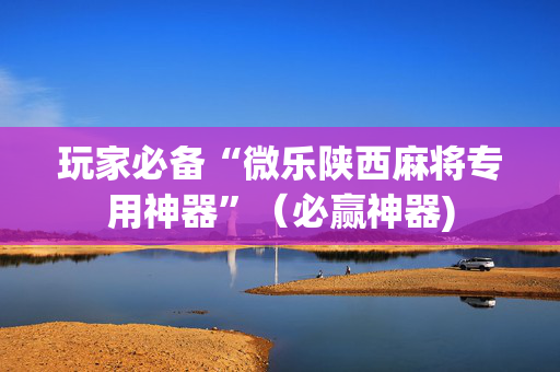 玩家必备“微乐陕西麻将专用神器”（必赢神器)