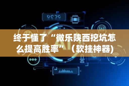 终于懂了“微乐陕西挖坑怎么提高胜率”（软挂神器)