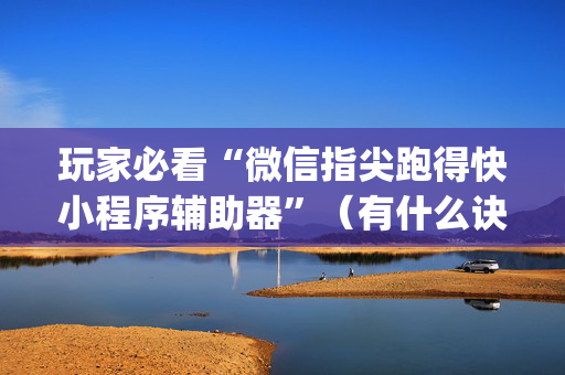 玩家必看“微信指尖跑得快小程序辅助器”（有什么诀窍)