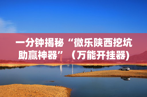 一分钟揭秘“微乐陕西挖坑助赢神器”（万能开挂器)