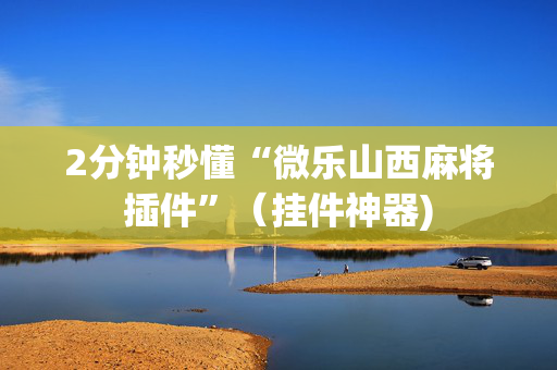 2分钟秒懂“微乐山西麻将插件”（挂件神器)
