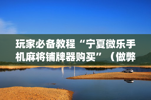 玩家必备教程“宁夏微乐手机麻将铺牌器购买”（做弊器软件下载)