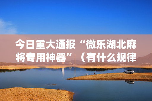 今日重大通报“微乐湖北麻将专用神器”（有什么规律)