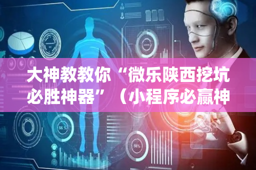 大神教教你“微乐陕西挖坑必胜神器”（小程序必赢神器)