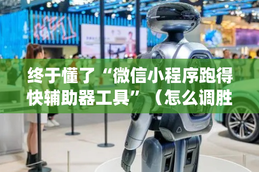 终于懂了“微信小程序跑得快辅助器工具”（怎么调胜率)