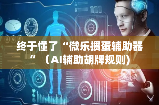 终于懂了“微乐掼蛋辅助器”（AI辅助胡牌规则)