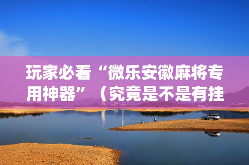 玩家必看“微乐安徽麻将专用神器”（究竟是不是有挂)