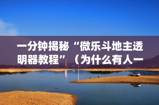 一分钟揭秘“微乐斗地主透明器教程”（为什么有人一直赢)