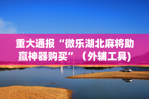 重大通报“微乐湖北麻将助赢神器购买”（外辅工具)