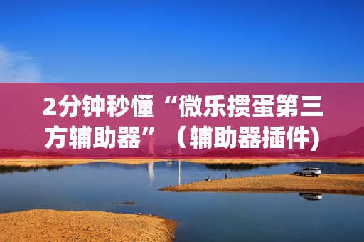2分钟秒懂“微乐掼蛋第三方辅助器”（辅助器插件)