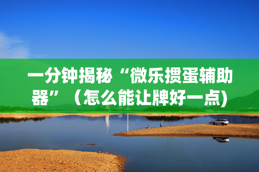 一分钟揭秘“微乐掼蛋辅助器”（怎么能让牌好一点)