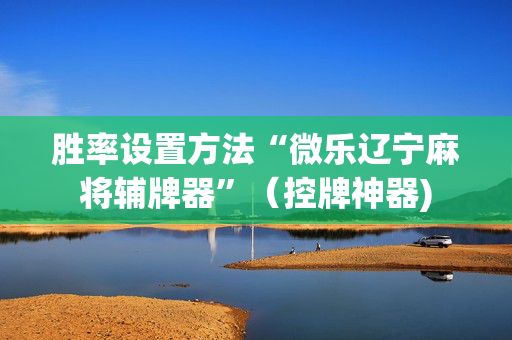 胜率设置方法“微乐辽宁麻将辅牌器”（控牌神器)