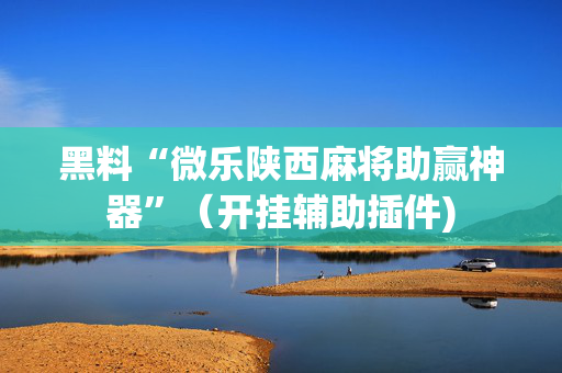 黑料“微乐陕西麻将助赢神器”（开挂辅助插件)