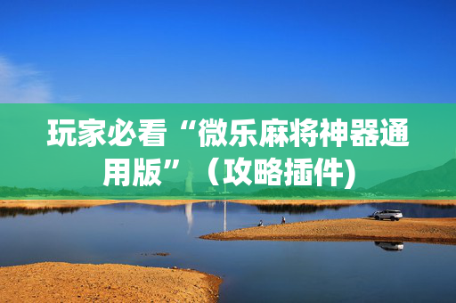 玩家必看“微乐麻将神器通用版”（攻略插件)