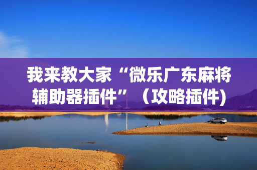 我来教大家“微乐广东麻将辅助器插件”（攻略插件)