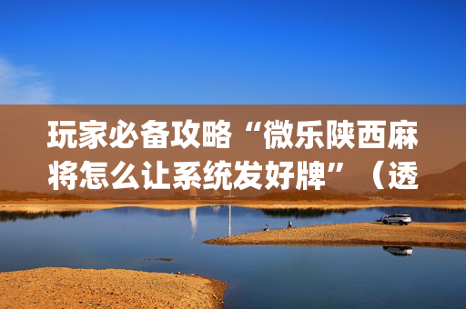 玩家必备攻略“微乐陕西麻将怎么让系统发好牌”（透明挂辅助器)