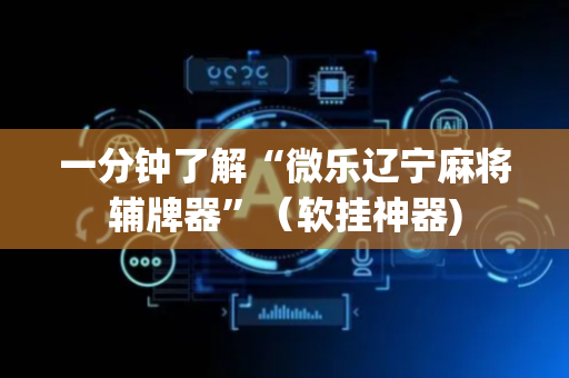 一分钟了解“微乐辽宁麻将辅牌器”（软挂神器)