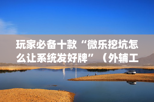 玩家必备十款“微乐挖坑怎么让系统发好牌”（外辅工具)