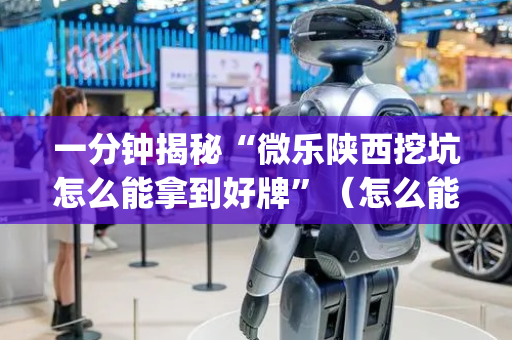 一分钟揭秘“微乐陕西挖坑怎么能拿到好牌”（怎么能调好牌)