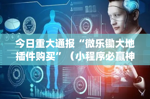 今日重大通报“微乐锄大地插件购买”（小程序必赢神器)