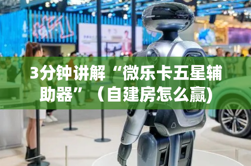 3分钟讲解“微乐卡五星辅助器”（自建房怎么赢)