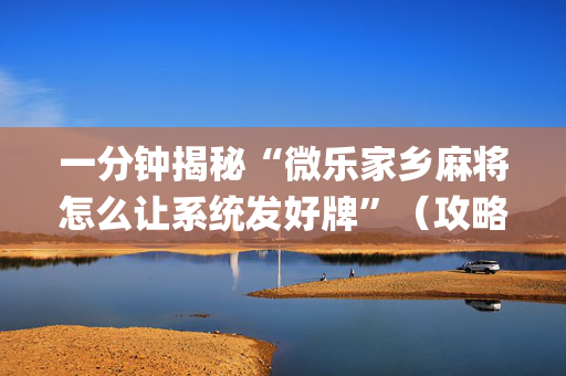 一分钟揭秘“微乐家乡麻将怎么让系统发好牌”（攻略插件)