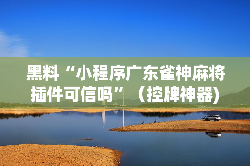 黑料“小程序广东雀神麻将插件可信吗”（控牌神器)