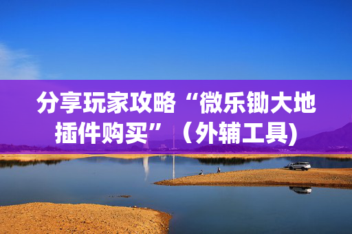 分享玩家攻略“微乐锄大地插件购买”（外辅工具)