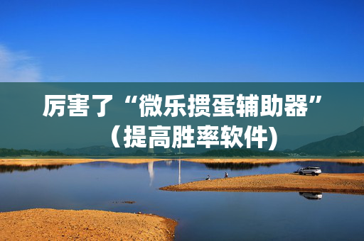 厉害了“微乐掼蛋辅助器”（提高胜率软件)