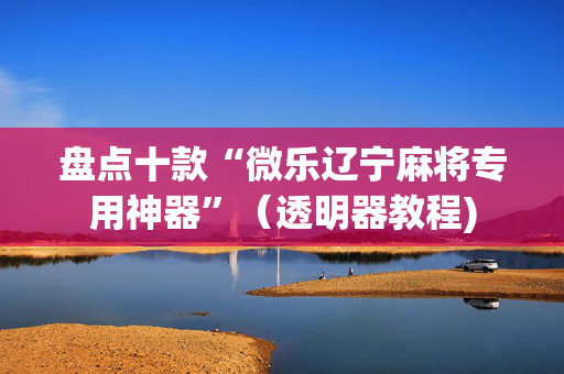 盘点十款“微乐辽宁麻将专用神器”（透明器教程)