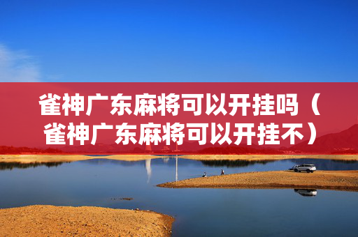 雀神广东麻将可以开挂吗（雀神广东麻将可以开挂不）