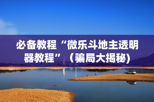 必备教程“微乐斗地主透明器教程”（骗局大揭秘)
