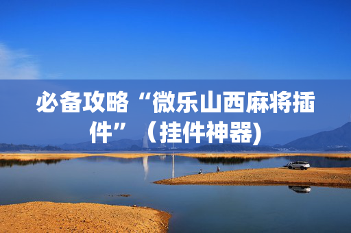 必备攻略“微乐山西麻将插件”（挂件神器)