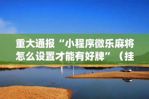重大通报“小程序微乐麻将怎么设置才能有好牌”（挂件神器)