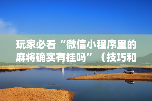玩家必看“微信小程序里的麻将确实有挂吗”（技巧和打好牌方法)