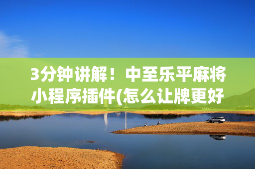 3分钟讲解！中至乐平麻将小程序插件(怎么让牌更好)