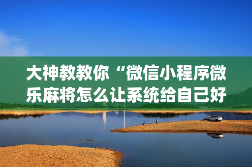 大神教教你“微信小程序微乐麻将怎么让系统给自己好牌”（辅助神器免费)