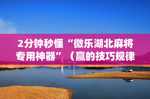 2分钟秒懂“微乐湖北麻将专用神器”（赢的技巧规律)