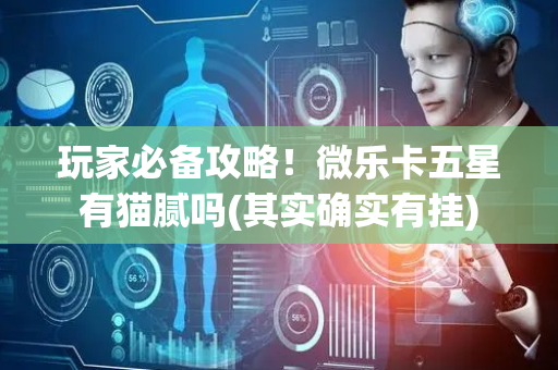 玩家必备攻略！微乐卡五星有猫腻吗(其实确实有挂)