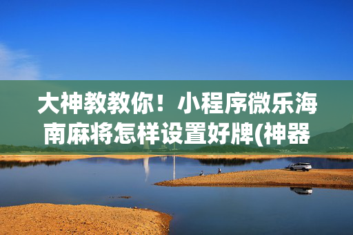 大神教教你！小程序微乐海南麻将怎样设置好牌(神器通用版)